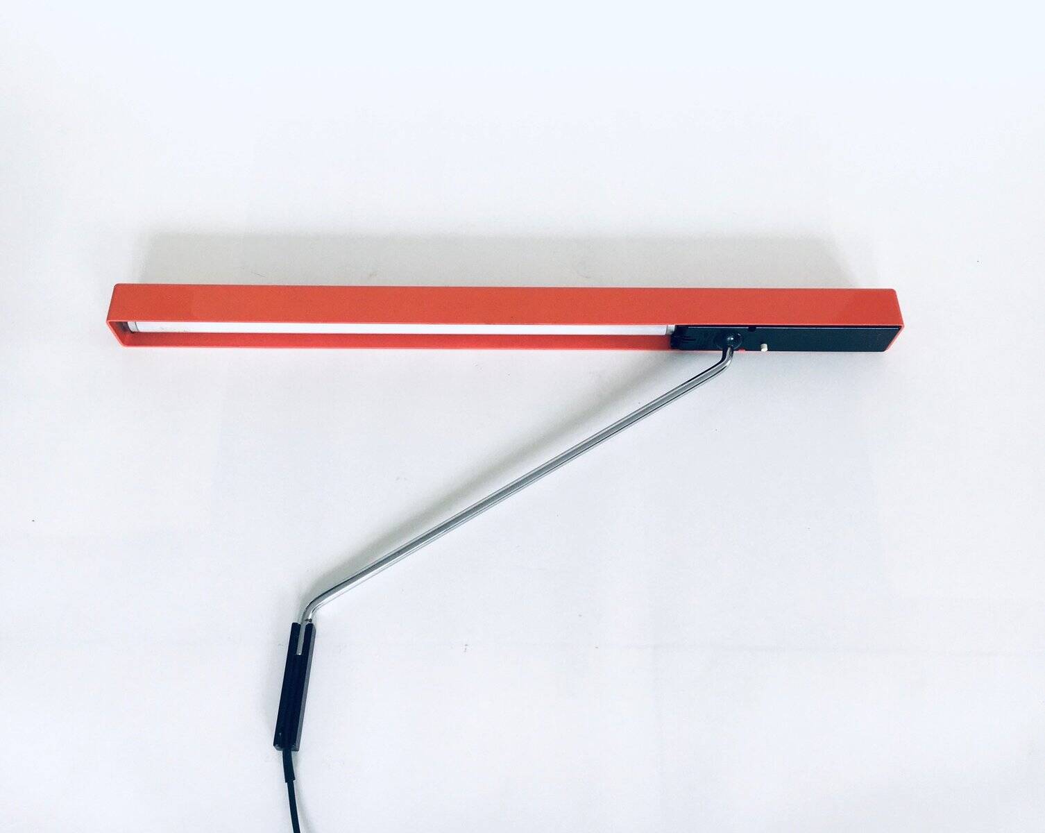 German design swing arm mounted desk lamp from AEG, 1970s