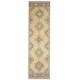 1970s Vintage Turkish Hand-Knotted Wool Cotton Orange Runner Rug 100x360