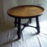 Table basse ronde vintage