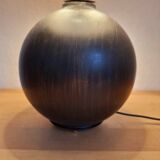 Lampe boule en bois vintage