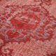 Handmade carved anatolian 1980s 215 cm x 341 cm red rug