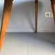 Table basse haricot tripode en chêne, années 50