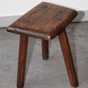 Tabouret brustaliste tripode, 50's.