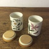 Pair of porcelain pots