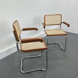 Vintage in style Cesca Chairs by Marcel Breuer, Italy, 1980s, Set of 2