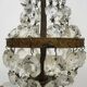 Pair of balloon lamps with pendants in Louis XVI Directoire style. 50