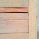 Parisian Art Deco wardrobe in stripped natural wood – floral patterns