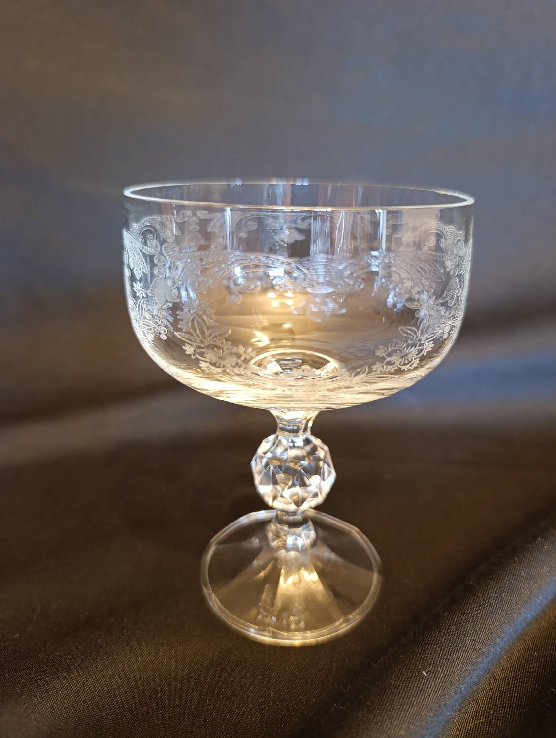 Set of 24 glasses + 1 Bohemia glass carafe