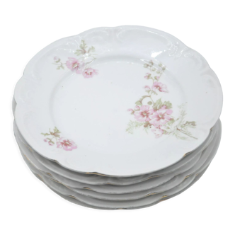 Lot de 6 petites assiettes en porcelaine décor de table Alliance CNP