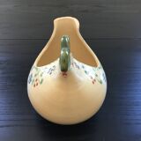 Cache pot poule décor floral