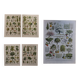 Set of 5 lithographs on trees, forest and orchard (reserved)