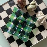 Coupelle à bijoux en verre soufflé bouche tressée de Murano