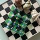 Coupelle à bijoux en verre soufflé bouche tressée de Murano