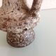 Beige soliflore vase ceramic Fat Lava / vintage 60s-70s