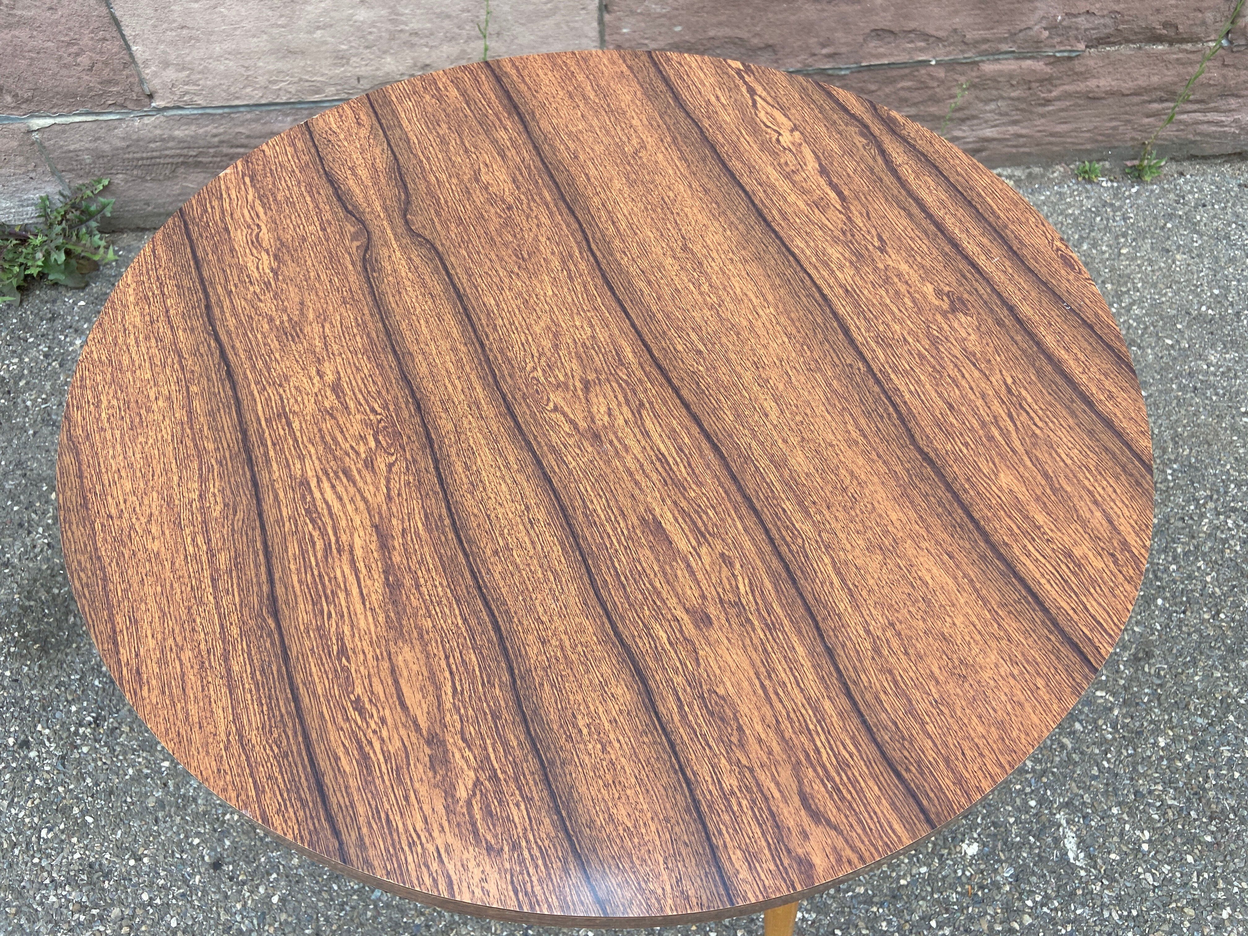 Coffee table cocktail formica french vintage design 1960