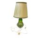 Vintage green glass MURANO table lamp / floor lamp