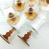 Set of 12 vintage wine glasses
