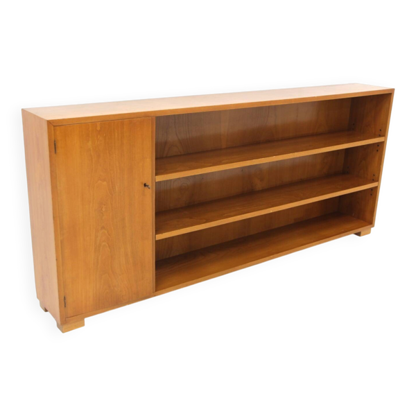 Bibliothèque scandinave en orme, Swedish Modern, Suède, 1940