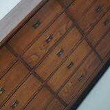 Large Art Deco Dutch Oak Apothecary / Filing Cabinet or Sideboard, 1930s