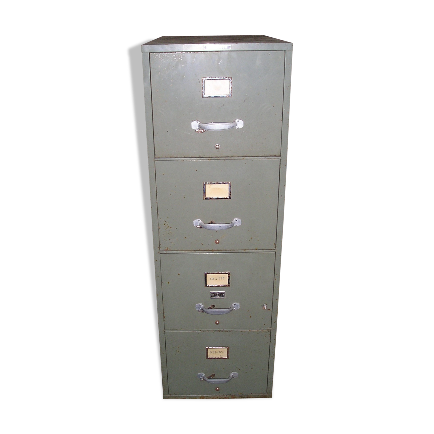 Kardex industrial metal cabinet with 4 drawers + 4 interior drawers