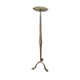Large silver-plated candlestick on a stand