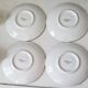 Guy degrenne - 4 cups and 4 porcelain saucers