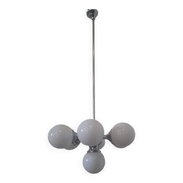 Lampe Sputnik design des années 70 du milieu du siècle