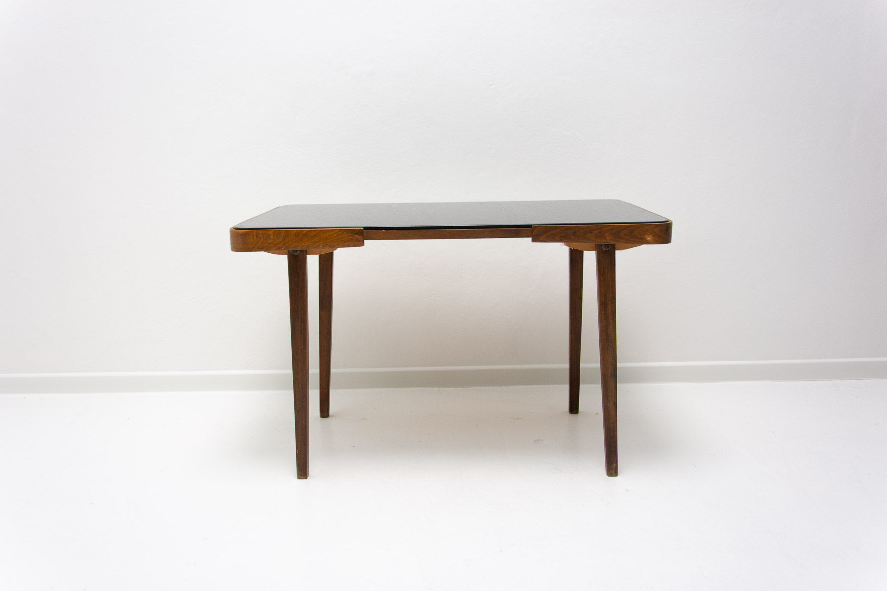 Mid century opaxite glass coffee table, 1960´s, Czechoslovakia