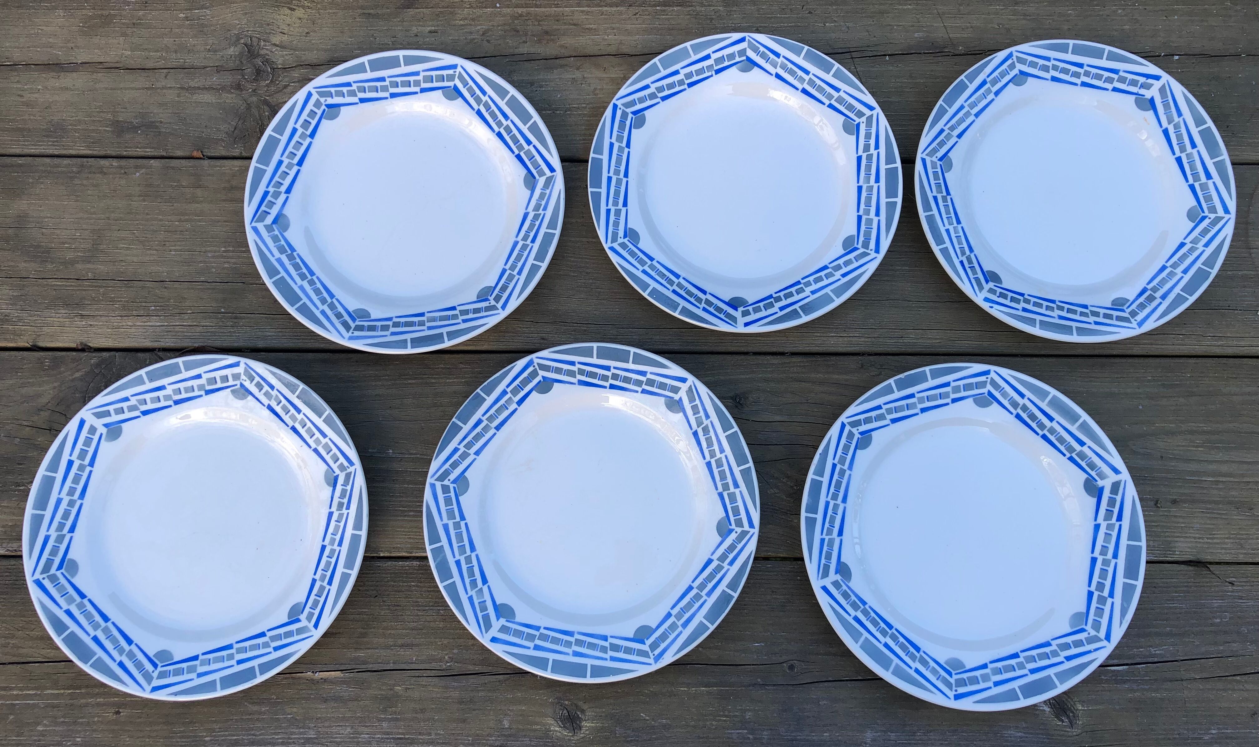 Dessert plates Saint Amand Céranor