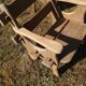 Pair of removable garden armchairs