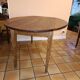 Table a abattants ovale ,milieu 19eme en chêne