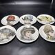 Service de 11 assiettes en porcelaine de paris