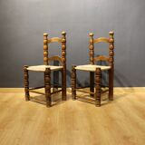 Pair of rustic chairs