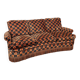 "Maximalist" 3-Seater Sofa 70s – Cut Velvet & Feathers