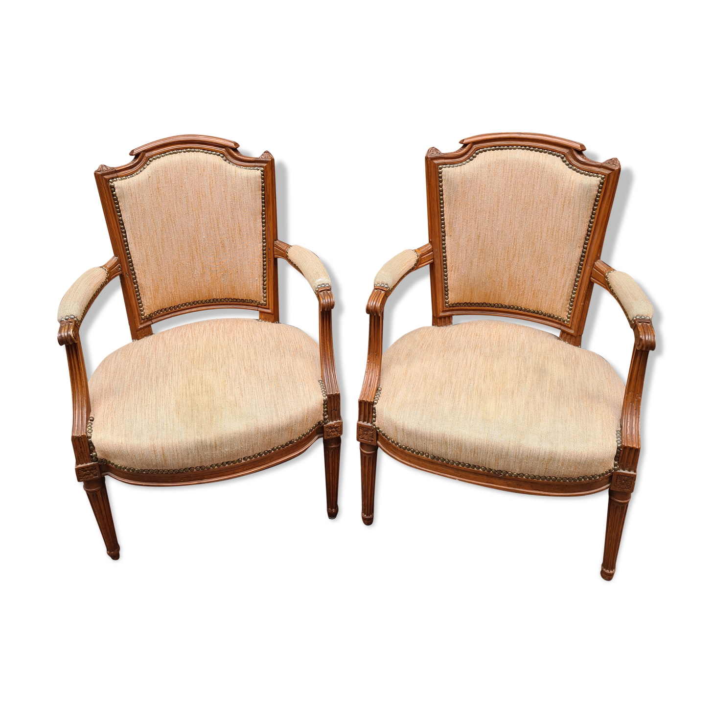 Pair of Louis XVI armchairs