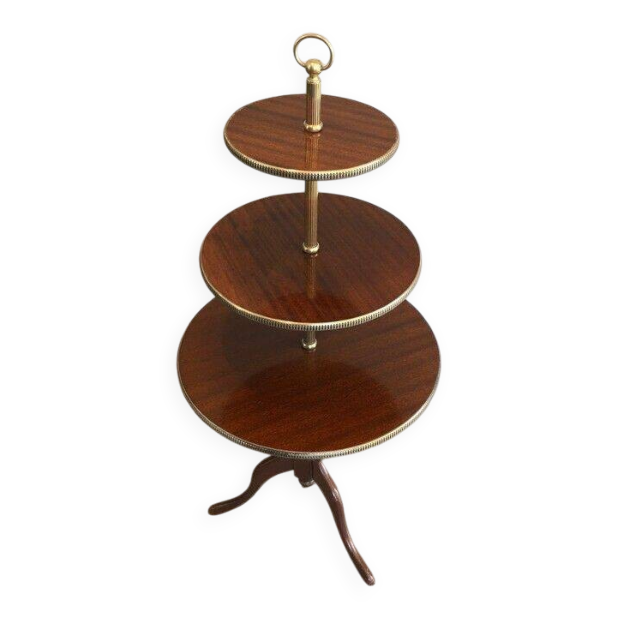 Neoclassical round table with triple tiers