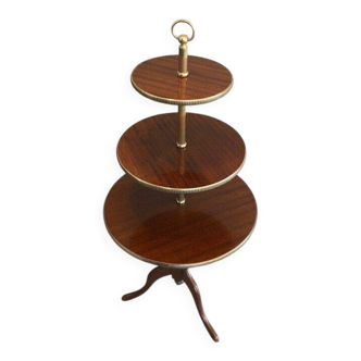 Neoclassical round table with triple tiers