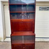 Vintage bar desk library display cabinet secretary with floors