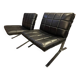 "joker" pair of armchairs / lounge chairs 60s, Olivier Mourgue for Airborne