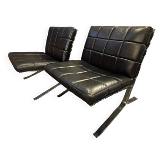 "joker" pair of armchairs / lounge chairs 60s, Olivier Mourgue for Airborne
