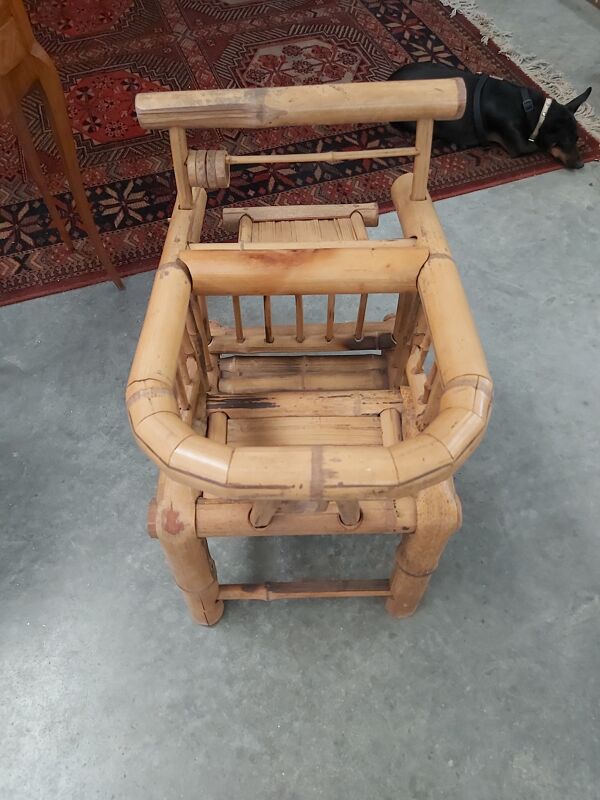 Fauteuil d'enfant en bambou