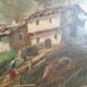Large oil on canvas - Savoy landscape