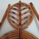 Vintage bamboo mirror