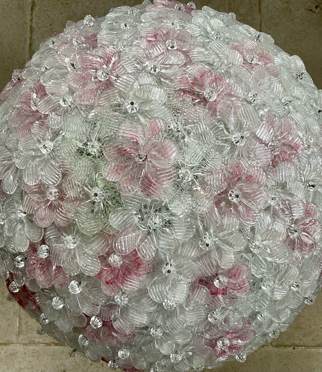 Murano glass ceiling light 53cm