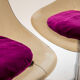 Couple de chaises tulipe en plexiglas