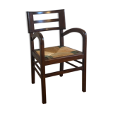 Pierre Cruège oak armchair 1950