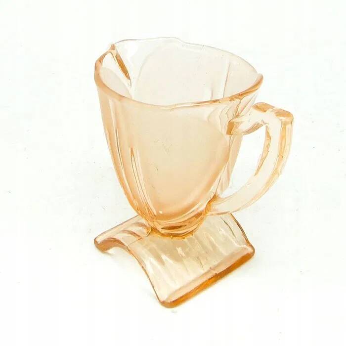 I9h art deco - rose milk jug stolzle 1930