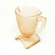 I9h art deco - rose milk jug stolzle 1930