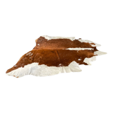 Caramel cowhide carpet