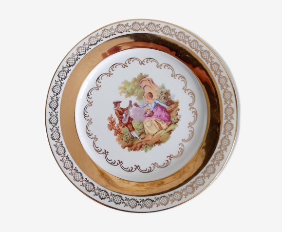 Assiette en porcelaine Gloria